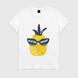 Женская футболка Солнечный ананас