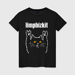 Женская футболка Limp Bizkit rock cat