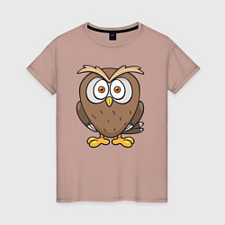Женская футболка Милая сова