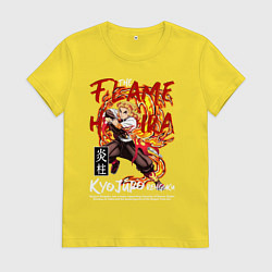 Женская футболка Кёджуро Ренгоку аниме