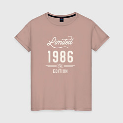 Женская футболка 1986 ограниченный выпуск