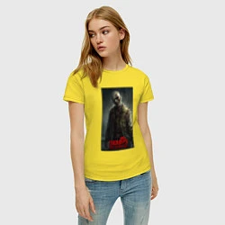 Футболка хлопковая женская Зомби мертый остров, цвет: желтый — фото 2