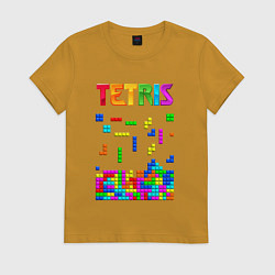 Женская футболка Фильм Тетрис логотип