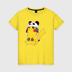 Женская футболка Pika panda