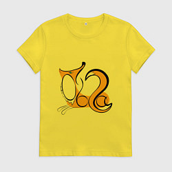 Женская футболка Лиса Ольга