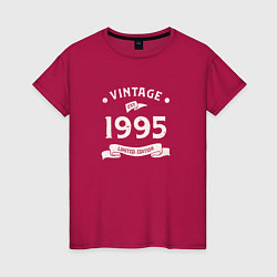 Женская футболка Винтаж 1995, ограниченный выпуск