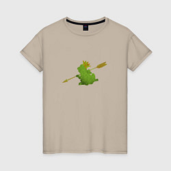 Женская футболка Царевна Лягушка со стрелой