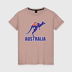 Женская футболка Австралийский кенгуру