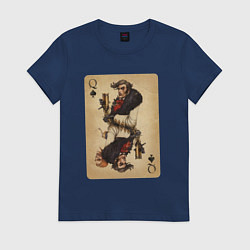 Женская футболка Fable III Ловкач, дама пики