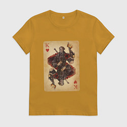 Женская футболка Fable III Герой Яснодола, король черви