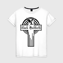 Женская футболка Black Sabbath Cross
