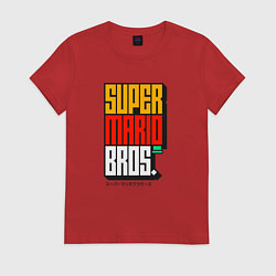 Женская футболка Братья Супер Марио The Super Mario Bros