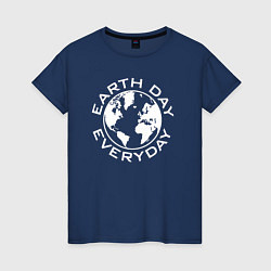 Женская футболка День земли