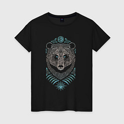 Женская футболка Мифология славян - медведь