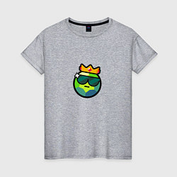 Женская футболка Кристалл король - спрей Бравл старс