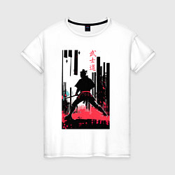 Женская футболка Бусидо - кодекс самурая - путь война
