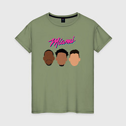 Женская футболка Miami players
