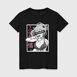 Женская футболка Девушка аниме и чупа-чупс