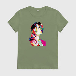 Женская футболка BTS Ким Тхэхён