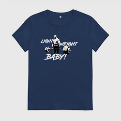 Футболка хлопковая женская Yeah buddy light weight, цвет: тёмно-синий