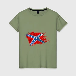 Женская футболка Конфедерация брызги