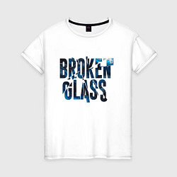 Женская футболка Broken glass