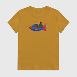 Женская футболка Ким Чен Ын и Биг Смоук