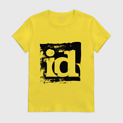 Женская футболка ID software logo