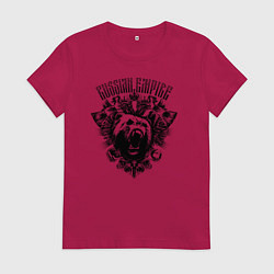 Женская футболка Российская Империя Медведь