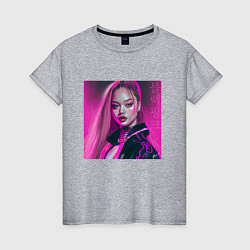 Женская футболка Blackpink Lisa аниме рисунок