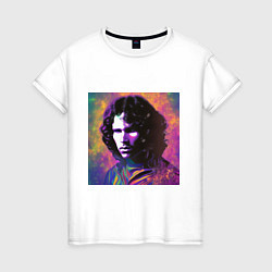 Женская футболка Jim Morrison few color digital Art