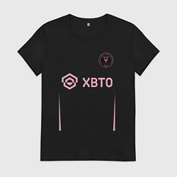 Женская футболка Лионель Месси ФК Интер Майами форма гостевая