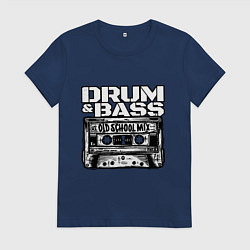 Женская футболка Dnb oldschool