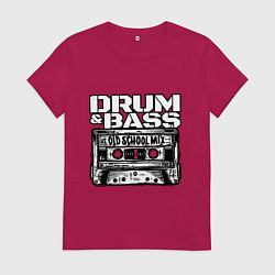 Женская футболка Dnb oldschool