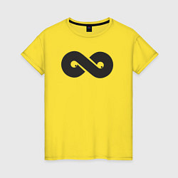 Женская футболка Number 008 - бесконечность