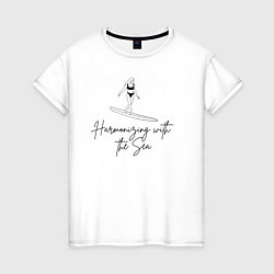 Женская футболка Surf Harmony