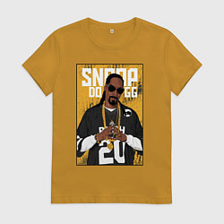 Женская футболка Snoop dogg с цепями