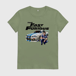 Женская футболка Брайан ОКоннер Nissan Skyline R34