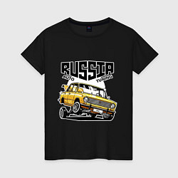 Женская футболка Russia tuning car