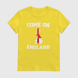 Женская футболка Come on England