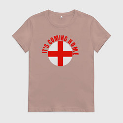 Женская футболка Coming home England