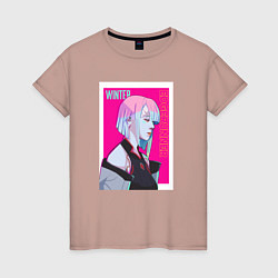 Женская футболка Винтер из Aespa - киберпанка стиль