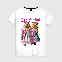 Женская футболка Капибарби - Барби