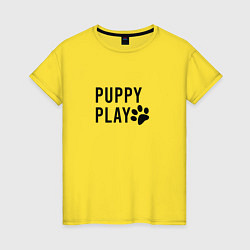 Женская футболка Puppy Play