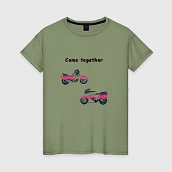 Женская футболка Come together