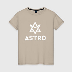 Женская футболка Astro logo