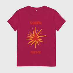 Женская футболка Корфу - Греция