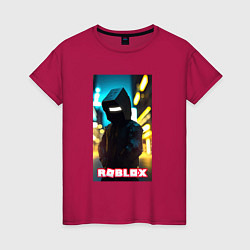 Женская футболка Roblox cyberpunk