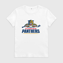Женская футболка Florida panthers - hockey team