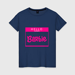 Женская футболка Hello my name is Barbie